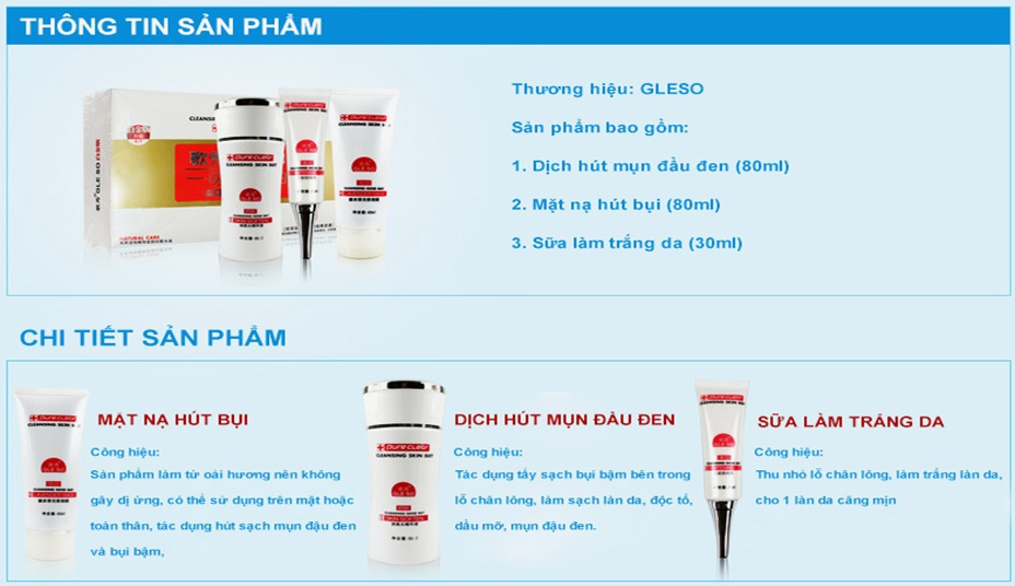 Gleso làm sạch damaiam.vn